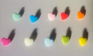 Heart shaped snaps - Minkylicious