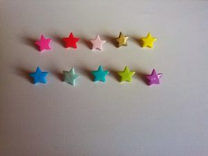 Star shaped snaps - Minkylicious
