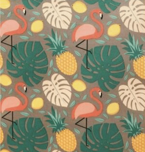 Printed PUL - Flamingo Minkylicious