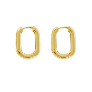 Jewellery: Mila Hoop - Gold Vermeil