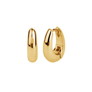 Jewellery: Abby Hoop - Gold Vermeil