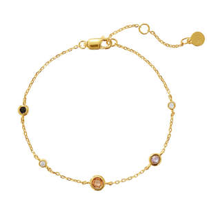 Jewellery: Minnie Bracelet - Gold Vermeil