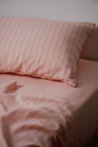 Pillowcase Set - Blush Stripe