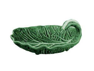 Bordallo Pinheiro: Bordello Pinheiro Leaf with Curvature Platter - medium/185x170x85mm