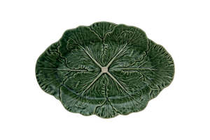Bordallo Pinheiro: Cabbageware Platter/Green