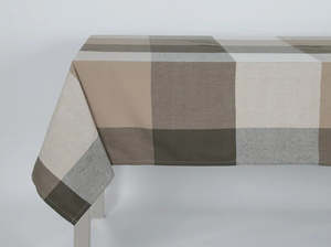 Dining Entertaining: Giant Check Tablecloth/ Olive