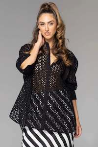 Fate Becker 1: Dream Lover Broderie Shirt Black