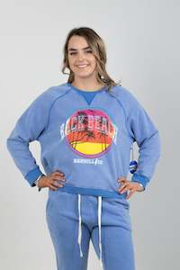 Hammill Co 1: Vintage Beach Sweat Faded Blue