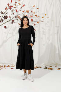 Long Sleeve Kendall Dress Black