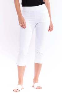 Pants 1: Crop Bengaline Pant White