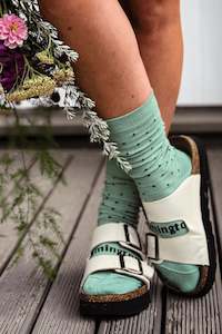 Socks: Merino Wool Crew Socks Apple