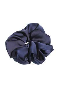Queen Of Foxes: Scrunchie Extra Large Navy