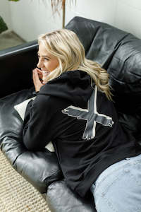 Elliot Hoodie Black With Shadow X