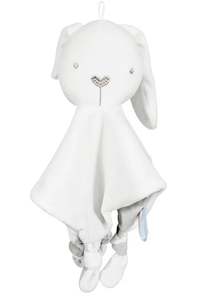 White Bunny Snuggle Blankie Comforter