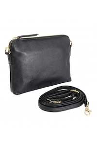 Bags 1: Baron Leather Handbag Black