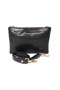 Bags 1: Luisa Italian Leather Twin Zip Bag