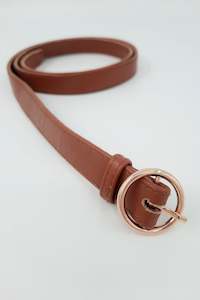 Pippa Leather Belt Tan
