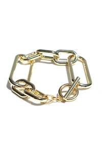 Glamour Link Bracelet Gold