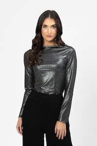 Seeking Lola: Night Sky Long Sleeve Maisie Top