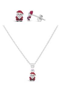 Stones Silver: Santa Necklace and Studs Pack