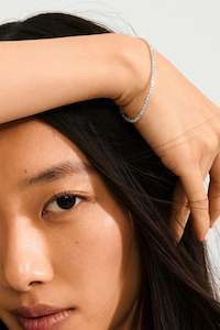 Pilgram Jewellery: Arash Crystal Bracelet Silver-Plated