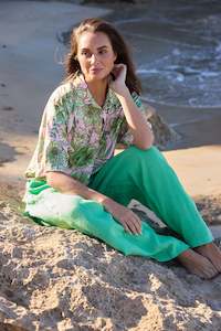 Playa Shirt Columbian Floral