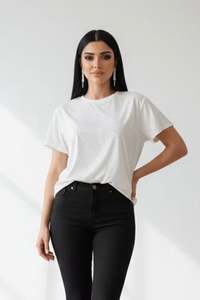 Tees: Neviah Top White