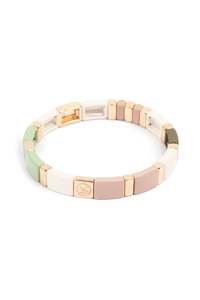 All Clothing: Enamel Bracelet Soft Tones