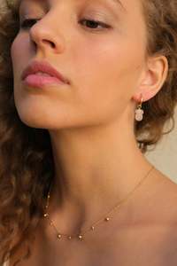 Jewellery 1: Pure Steel Necklace Gold Plated With Balls