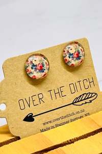 Vintage Floral Studs