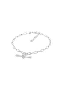 Stones Silver: Sterling Silver Fob with CZ Bracelet