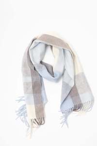 Scarves 1: Jorja 100% Wool Scarf Sky Blue