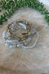 Gifts: Faith Bracelet White