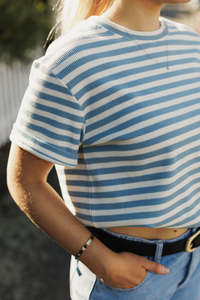 Home Lee: Chris Tee Sky Stripes