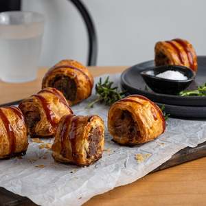Catering: Beef, Bacon and BBQ Sausage Rolls