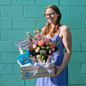 Get Well Soon Click On Image: Hugs & Snacks Gift Crate