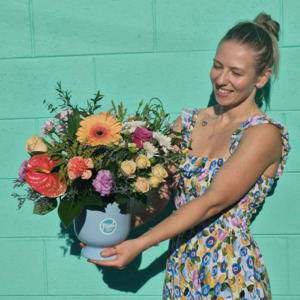 Pretty Pastel Floral Vase Arrangement