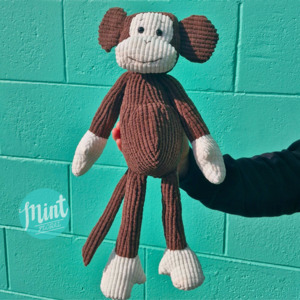 Get Well Soon Click On Image: Cuddly Textured Monkey