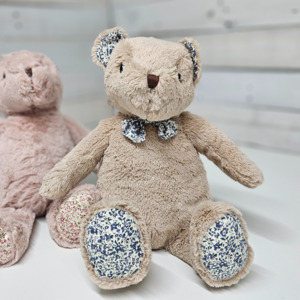 Birthday Click On Image: Plush Floral Teddy Bear