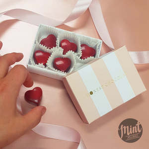 Cakes Chocolate All The Yummies To Add To Your Floral Gift: Heavenly Heart Bonbon Truffles Handmade by Honest Chocolat - 6 Pieces