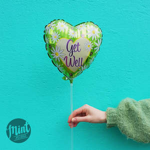 Get Well Soon Click On Image: Get Well Balloon - Heart