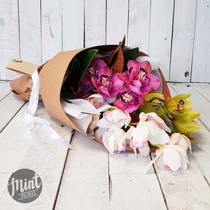 Get Well Soon Click On Image: Long Lasting Local Orchid Bouquet - 3 Stem