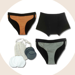 Freedom Low Waist Set | 3 x Underwear + Facial Pads