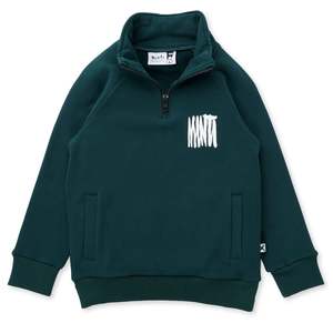 Summer 2526 Boys Sweats: Minti Furry Half Zip Crew