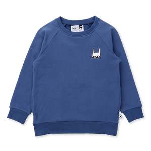 Summer 2526 Boys Sweats: Minti Mask Badge Furry Crew