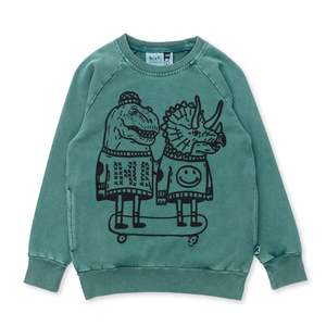 Summer 2526 Boys Sweats: Minti Dino Buddies Crew
