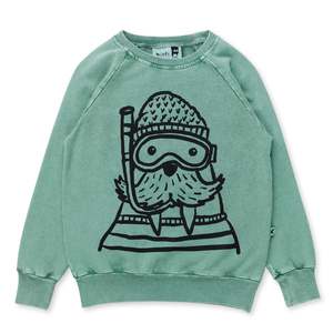 Summer 2526 Boys Sweats: Minti Snorkelling Walrus Crew