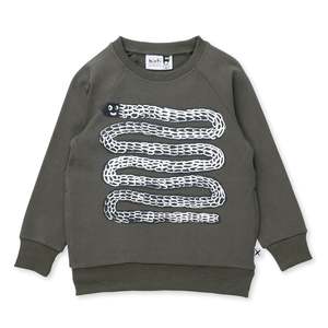 Summer 2526 Boys Sweats: Minti Happy Snake Crew