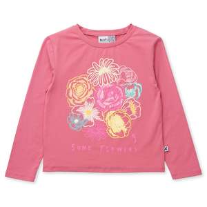 Girls Long Sleeve Tees: Minti Some Flowers Tee