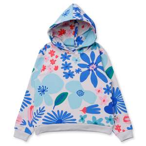 Girls Hoodies: Minti Garden Furry Hood